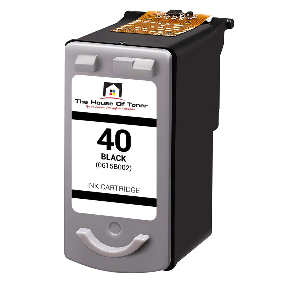 Compatible Ink Cartridge Replacement for CANON 0615B002 (PG-40) Black (520 YLD) Compatible Ink Cartridge Replacement for CANON 0615B002 (PG-40) Black (520 YLD)