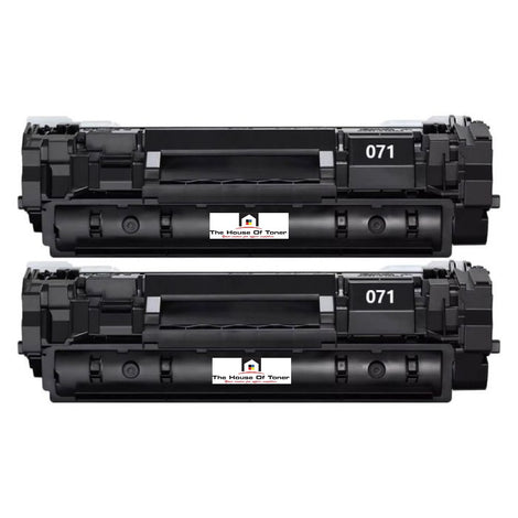 Compatible Toner Cartridge Replacement For CANON 645C001 (071) Black (1.2K YLD) 2-Pack
