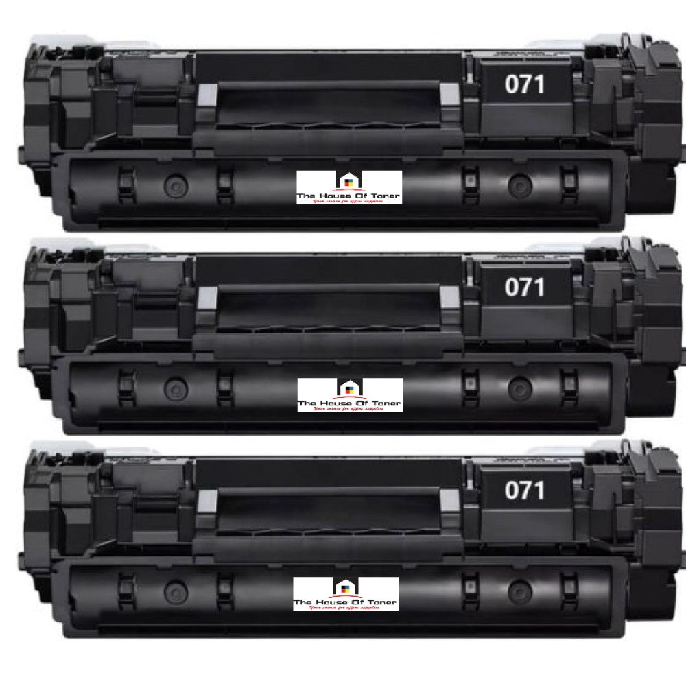 Compatible Toner Cartridge Replacement For CANON 645C001 (071) Black (1.2K YLD) 3-Pack Compatible Toner Cartridge Replacement For CANON 645C001 (071) Black (1.2K YLD) 3-Pack