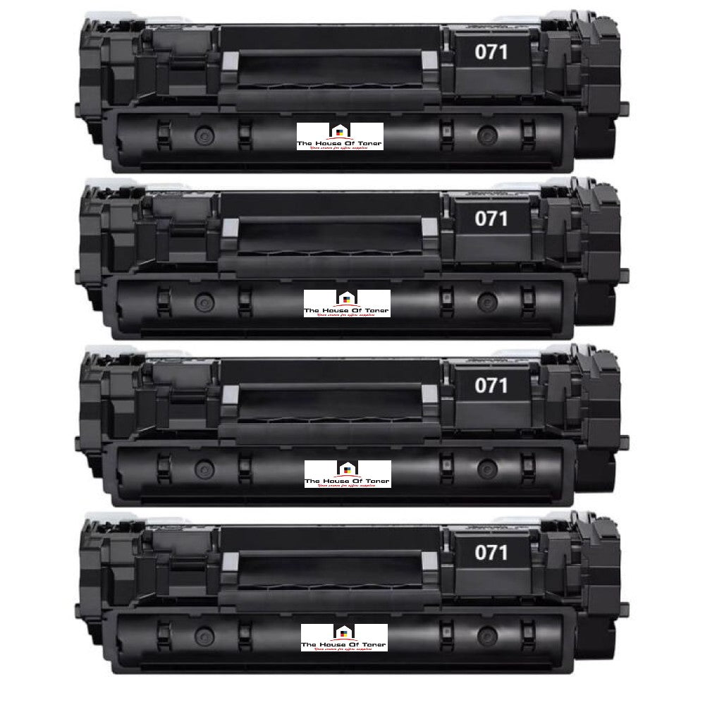 Compatible Toner Cartridge Replacement For CANON 645C001 (071) Black (1.2K YLD) 4-Pack Compatible Toner Cartridge Replacement For CANON 645C001 (071) Black (1.2K YLD) 4-Pack