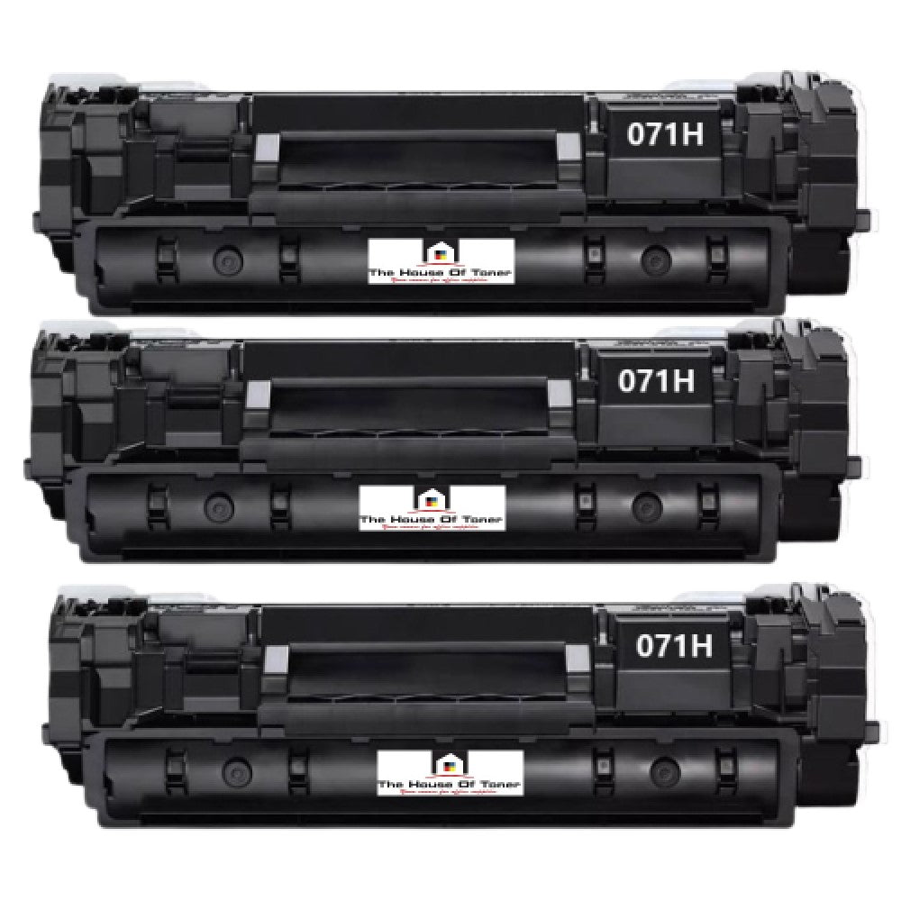 Compatible Toner Cartridge Replacement For CANON 5646C001 (071H) Black (2.5K YLD) 3-Pack Compatible Toner Cartridge Replacement For CANON 5646C001 (071H) Black (2.5K YLD) 3-Pack