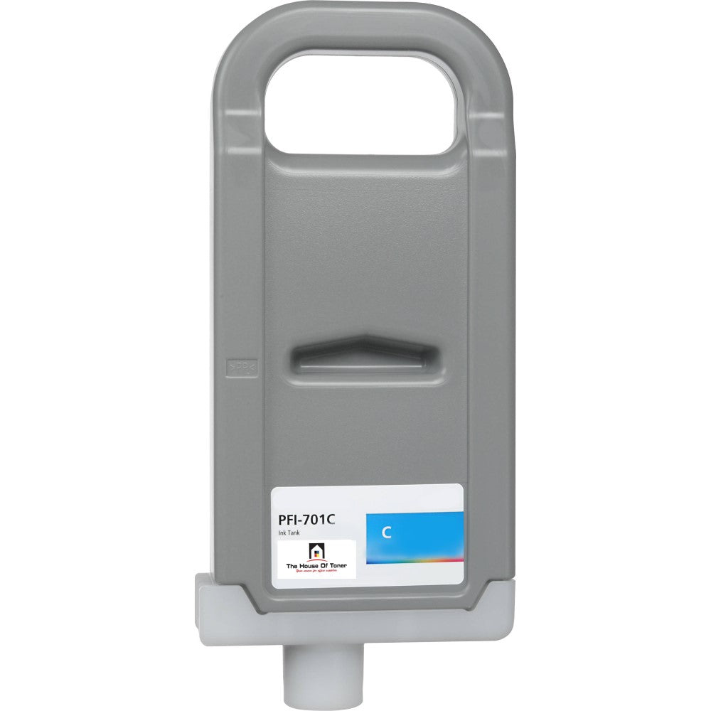 Compatible Ink Cartridge Replacement For CANON 0901B001AA (PFI-701C) Cyan (700ML) Compatible Ink Cartridge Replacement For CANON 0901B001AA (PFI-701C) Cyan (700ML)
