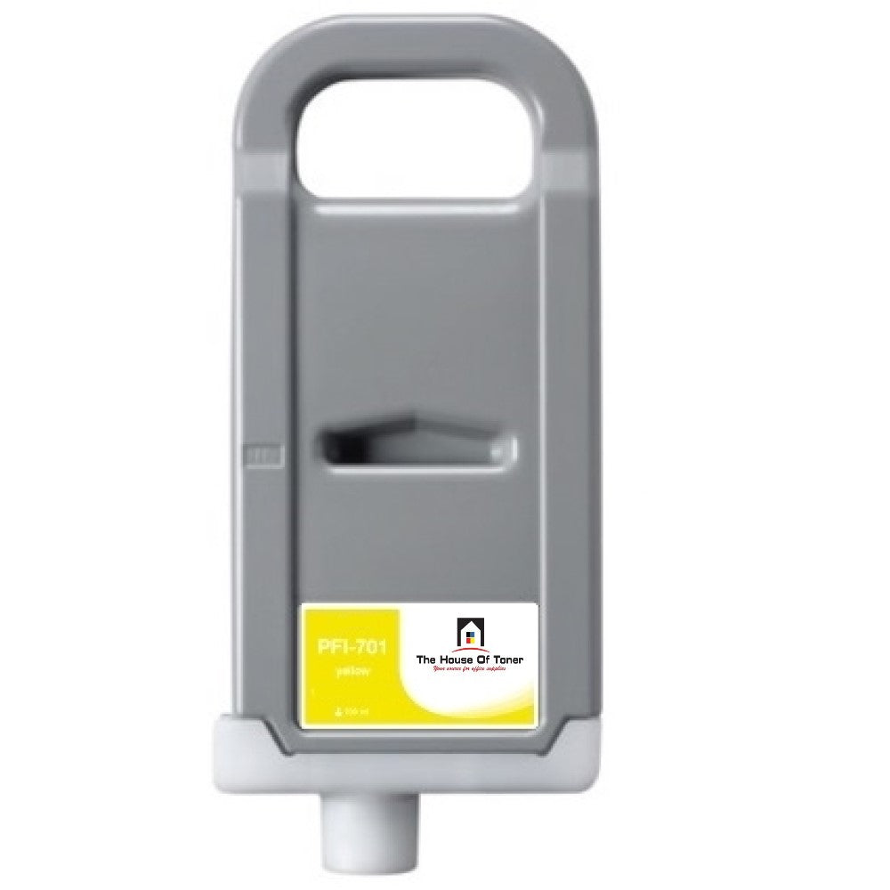 Compatible Ink Cartridge Replacement For CANON 0903B001AA (PFI-701Y) Yellow (700ML) Compatible Ink Cartridge Replacement For CANON 0903B001AA (PFI-701Y) Yellow (700ML)