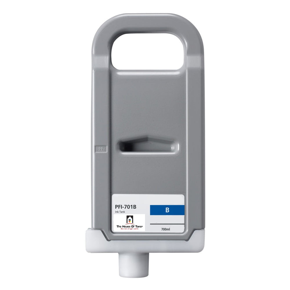 Compatible Ink Cartridge Replacement For CANON 0908B001AA (PFI-701B) Blue (700ML) Compatible Ink Cartridge Replacement For CANON 0908B001AA (PFI-701B) Blue (700ML)
