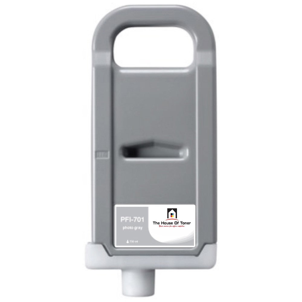 Compatible Ink Cartridge Replacement For CANON 0910B001AA (PFI-701PGY) Photo Grey (700ML) Compatible Ink Cartridge Replacement For CANON 0910B001AA (PFI-701PGY) Photo Grey (700ML)
