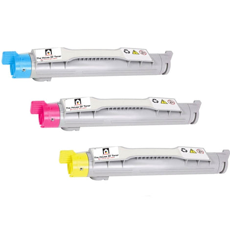 Compatible Toner Cartridge Replacement for XEROX 1) 106R01082, 1) 106R01083, 1) 106R01084 (Cyan, Magenta, Yellow) 7K YLD (3-Pack)