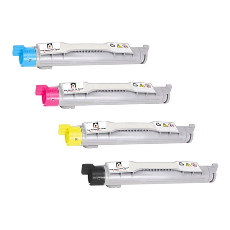 Compatible Toner Cartridge Replacement for XEROX 1) 106R01085, 1) 106R01082, 1) 106R01083, 1) 106R01084 ( Black, Cyan, Magenta, Yellow) 7K YLD (4-Pack)