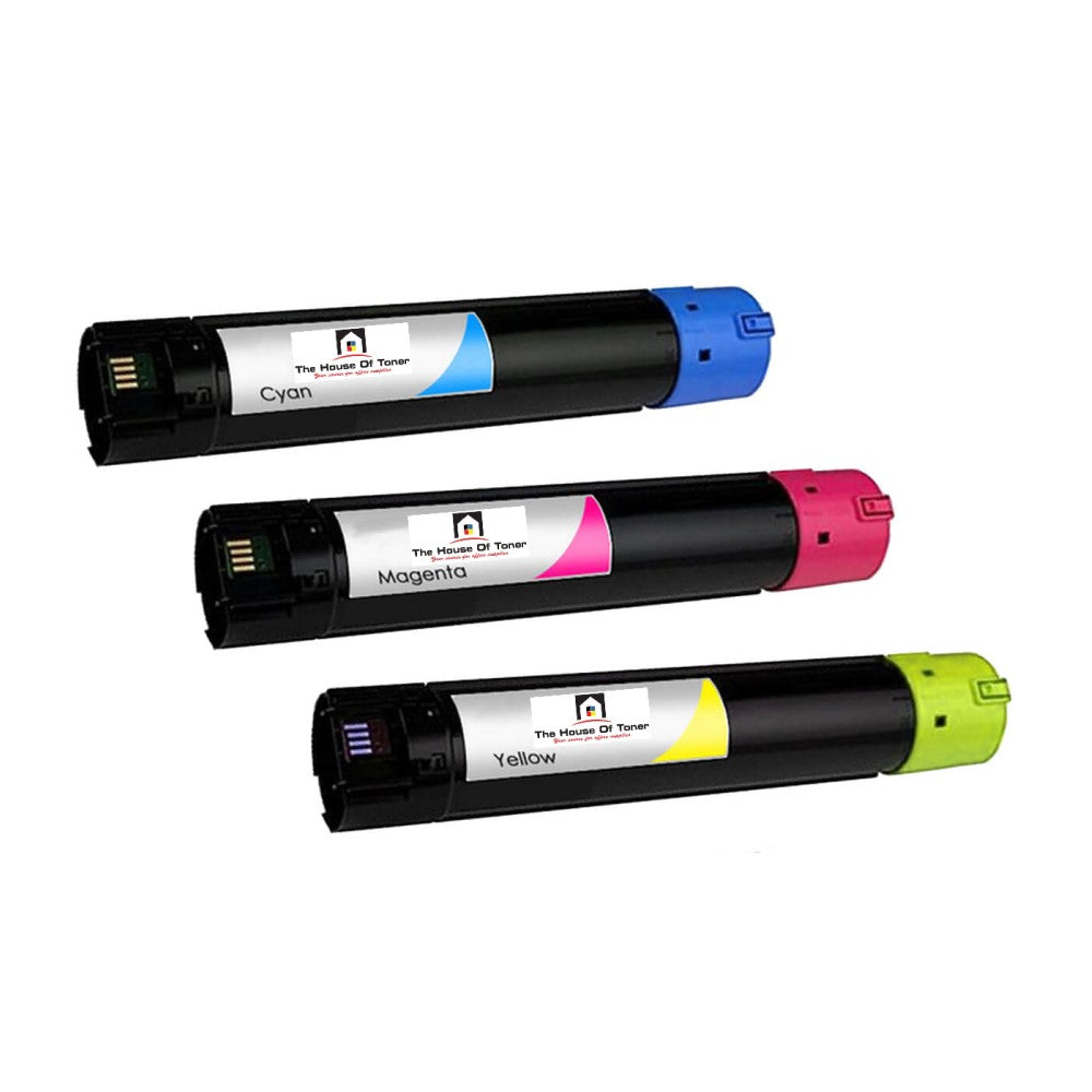 Compatible Toner Cartridge Replacement for XEROX  1) 106R01507, 1) 106R01508, 1) 106R01509  (Cyan, Yellow, Magenta) 12K YLD (3-Pack) Compatible Toner Cartridge Replacement for XEROX  1) 106R01507, 1) 106R01508, 1) 106R01509  (Cyan, Yellow, Magenta) 12K YLD (3-Pack)