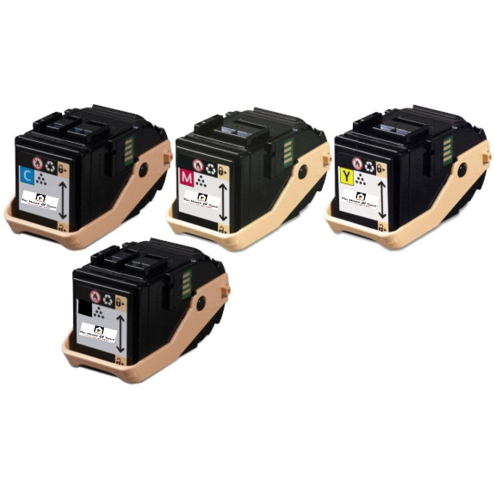 Compatible Toner Cartridge Replacement for XEROX 1) 106R02609 1) 106R02599, 1) 106R02600, 1) 106R02601 (Black, Cyan, Yellow, Magenta) 4.5K YLD (4-Pack) Compatible Toner Cartridge Replacement for XEROX 1) 106R02609 1) 106R02599, 1) 106R02600, 1) 106R02601 (Black, Cyan, Yellow, Magenta) 4.5K YLD (4-Pack)