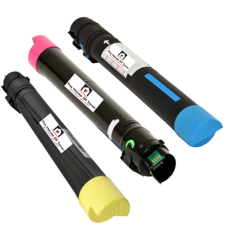 Compatible Toner Cartridge Replacement for XEROX 1) 106R01438, 1) 106R01437, 1) 106R01436 (Cyan, Yellow, Magenta) 17.8K YLD (3-Pack)