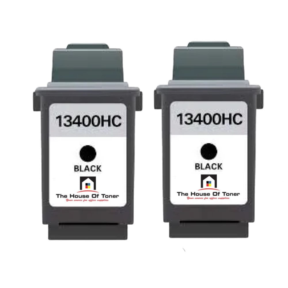 Compatible Ink Cartridge Replacement For LEXMARK 13400HC (Black) 600 YLD (2-Pack) Compatible Ink Cartridge Replacement For LEXMARK 13400HC (Black) 600 YLD (2-Pack)