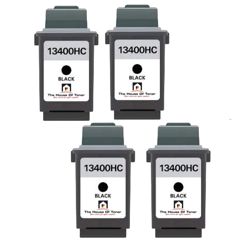 Compatible Ink Cartridge Replacement For LEXMARK 13400HC (Black) 600 YLD (4-Pack) Compatible Ink Cartridge Replacement For LEXMARK 13400HC (Black) 600 YLD (4-Pack)