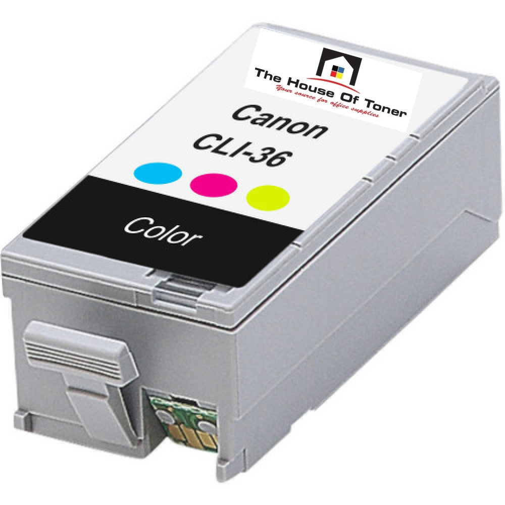 Compatible Ink Cartridge Replacement for CANON 1511B002AA (CLI-36) Tri-Color (250 YLD) Compatible Ink Cartridge Replacement for CANON 1511B002AA (CLI-36) Tri-Color (250 YLD)