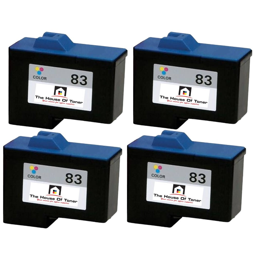 Compatible Ink Cartridge Replacement For Lexmark 18L0042 (83, Color) 450 YLD (4-Pack) Compatible Ink Cartridge Replacement For Lexmark 18L0042 (83, Color) 450 YLD (4-Pack)