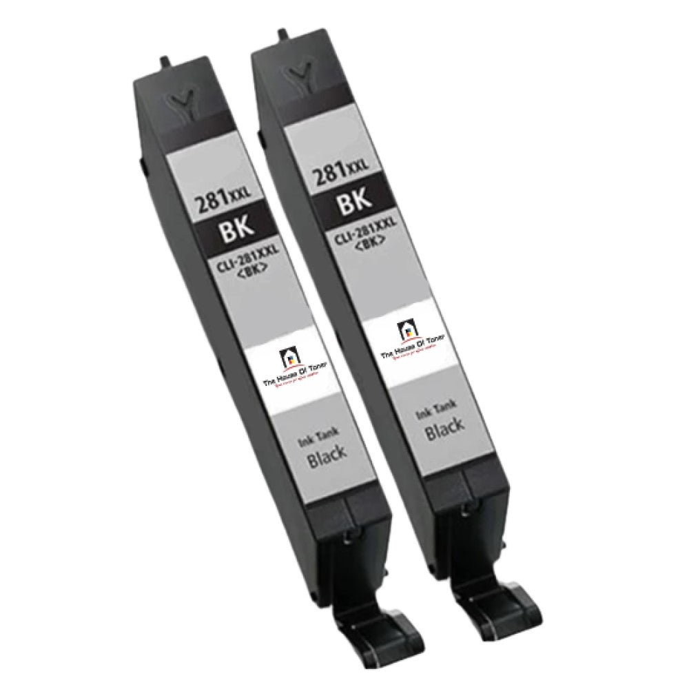 Compatible Ink Cartridge Replacement for CANON 1983C001 (CLI-281XXL) Extra High Yield Black (11.7ML) 2-Pack Compatible Ink Cartridge Replacement for CANON 1983C001 (CLI-281XXL) Extra High Yield Black (11.7ML) 2-Pack