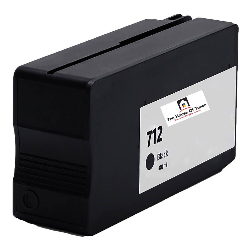 Compatible Ink Cartridge Replacement For HP 3ED71A (712) Black (80ML) Compatible Ink Cartridge Replacement For HP 3ED71A (712) Black (80ML)
