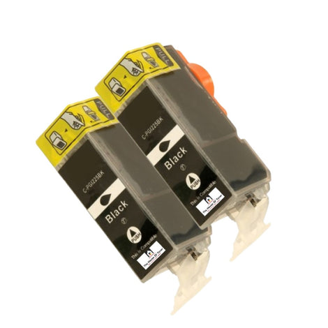 Compatible Ink Cartridge Replacement For CANON 4530B001AA (PGI-225BK) Black (510 YLD) 2-Pack