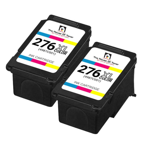 Compatible Ink Cartridge Replacement For CANON 4987C001 (CL-276XL) Tri-Color (300 YLD) 2-Pack