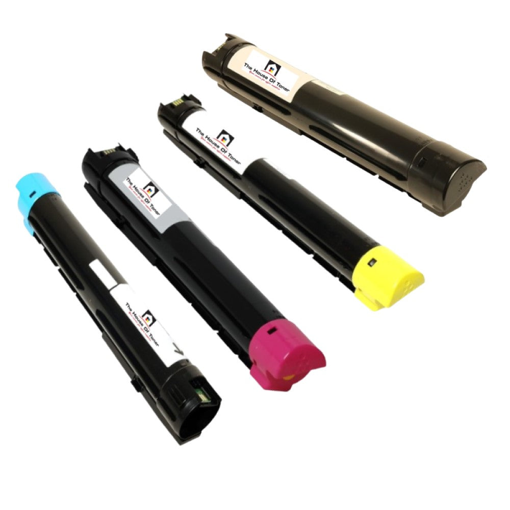 Compatible Toner Cartridge Replacement For XEROX 6R1457, 6R1458, 6R1459, 6R1460 (Black, Cyan, Magenta, Yellow) 22K YLD-Black, 15K YLD- Color (4-Pack) Compatible Toner Cartridge Replacement For XEROX 6R1457, 6R1458, 6R1459, 6R1460 (Black, Cyan, Magenta, Yellow) 22K YLD-Black, 15K YLD- Color (4-Pack)