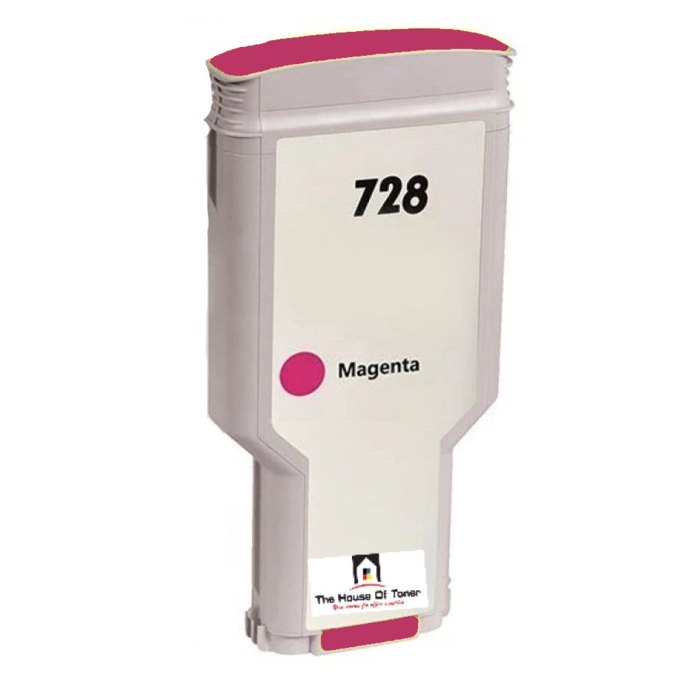 Compatible Ink Cartridge Replacement For HP F9J66A (728) Magenta (130ML) Compatible Ink Cartridge Replacement For HP F9J66A (728) Magenta (130ML)