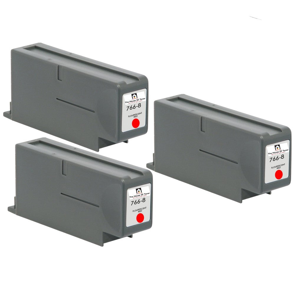 Compatible Postage Ink Cartridge Replacement for PITNEY BOWES 766-8 (Flourescent Red) 52,500 Impressions (3-Pack) Compatible Postage Ink Cartridge Replacement for PITNEY BOWES 766-8 (Flourescent Red) 52,500 Impressions (3-Pack)