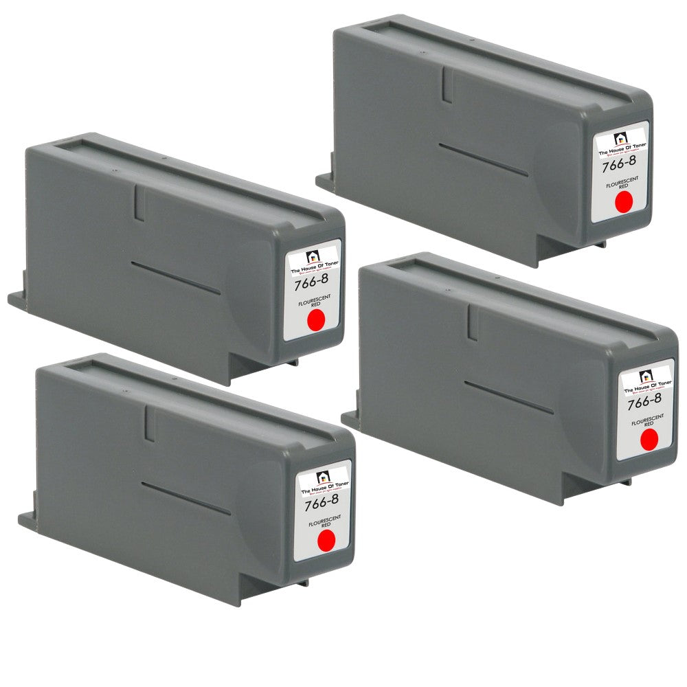 Compatible Postage Ink Cartridge Replacement for PITNEY BOWES 766-8 (Flourescent Red) 52,500 Impressions (4-Pack) Compatible Postage Ink Cartridge Replacement for PITNEY BOWES 766-8 (Flourescent Red) 52,500 Impressions (4-Pack)