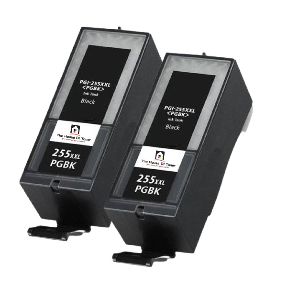 Compatible Ink Cartridge Replacement For CANON 8050B001 (PGI-255XXL, PG-255XXL) Extra High Yield Black (800 YLD) 2-Pack Compatible Ink Cartridge Replacement For CANON 8050B001 (PGI-255XXL, PG-255XXL) Extra High Yield Black (800 YLD) 2-Pack