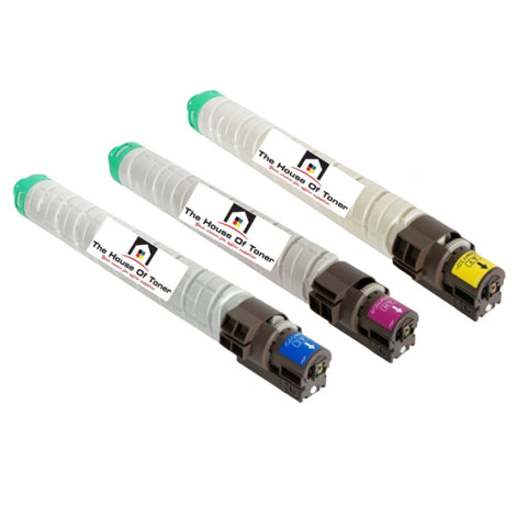 Compatible Toner Cartridge Replacement For Ricoh 821182, 821183, 821184 (Cyan, Yellow, Magenta) 27K YLD (3-Pack)