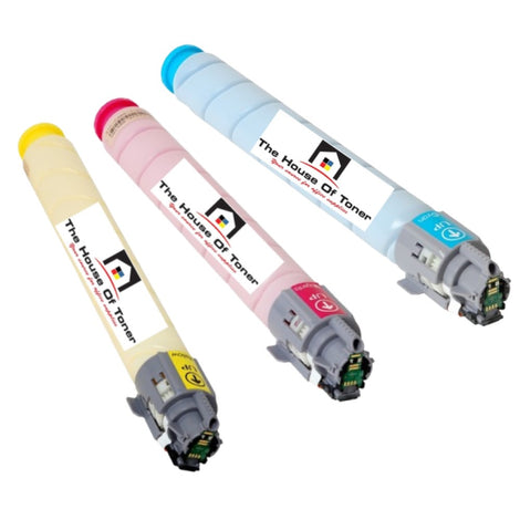 Compatible Toner Cartridge Replacement for Ricoh 841593, 841592, 841591 (Yellow, Magenta, Cyan) 4K YLD (3-Pack)