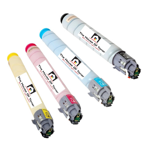 Compatible Toner Cartridge Replacement for Ricoh 841593, 841592, 841591, 841621 (Black, Yellow, Magenta, Cyan) 4K YLD (4-Pack)