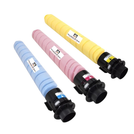 Compatible Toner Cartridge Replacement For Ricoh 842252, 842253, 842254 (Cyan, Magenta, Yellow) 19K YLD (3-Pack)