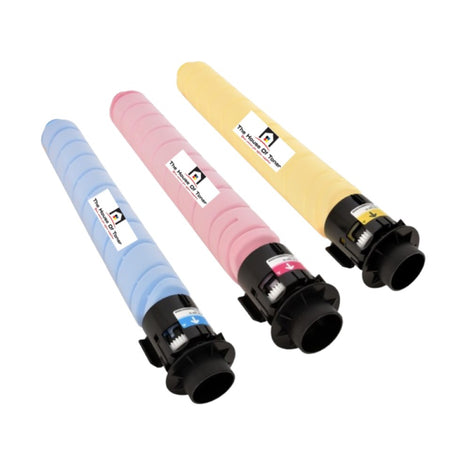 Compatible Toner Cartridge Replacement For Ricoh 842280, 842281, 842282 (Cyan, Yellow, Magenta) 22K YLD (3-Pack)