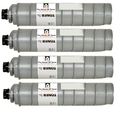Compatible Toner Cartridge Replacement for RICOH 885400 (Type-6110D) Black (43K YLD) 4-Pack