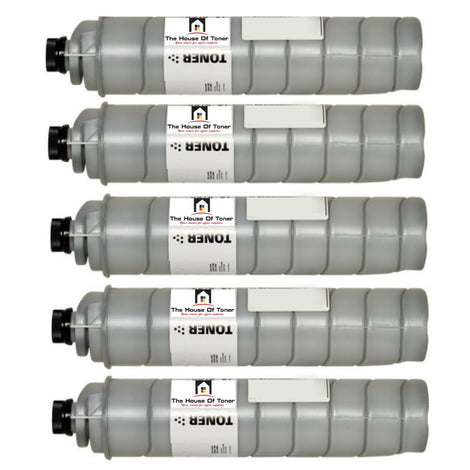 Compatible Toner Cartridge Replacement for RICOH 885400 (Type-6110D) Black (43K YLD) 5-Pack