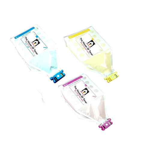 Compatible Toner Cartridge Replacement For Ricoh 888371, 888369, 888370 (Cyan, Magenta, Yellow) 17K YLD (3-Pack)