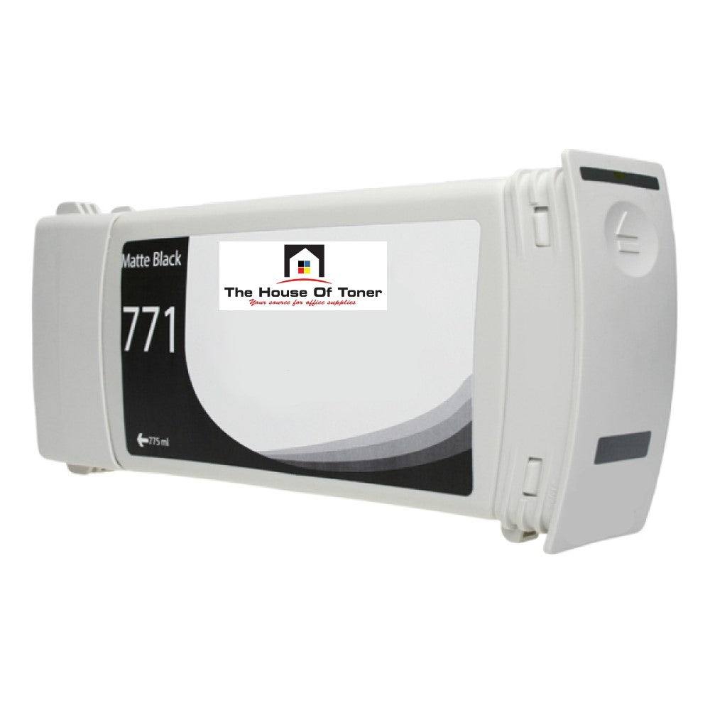 Compatible Ink Cartridge Replacement For HP B6Y15A (CE037A, 771, 771A) Matte Black (775ML YLD) Compatible Ink Cartridge Replacement For HP B6Y15A (CE037A, 771, 771A) Matte Black (775ML YLD)