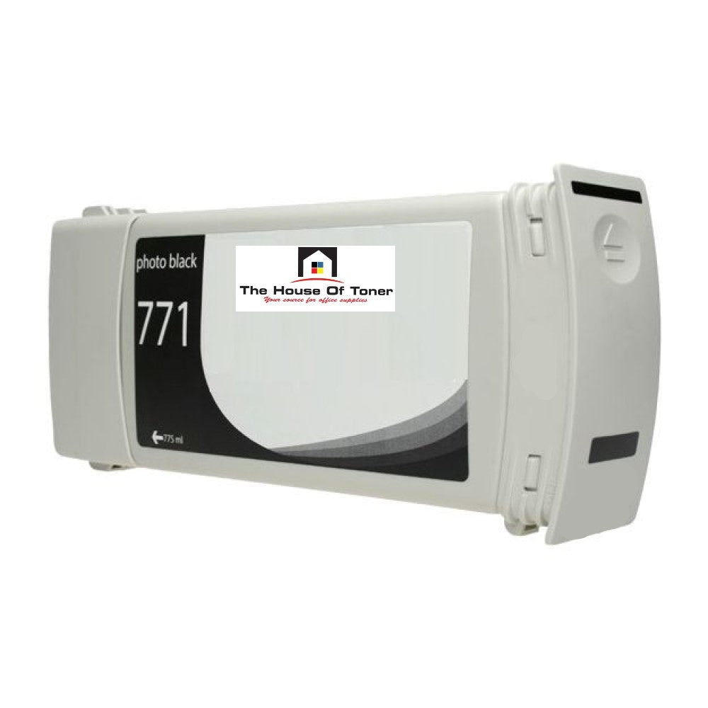Compatible Ink Cartridge Replacement For HP B6Y21A (CE043A, 771, 771A) Photo Black (775ML YLD) Compatible Ink Cartridge Replacement For HP B6Y21A (CE043A, 771, 771A) Photo Black (775ML YLD)