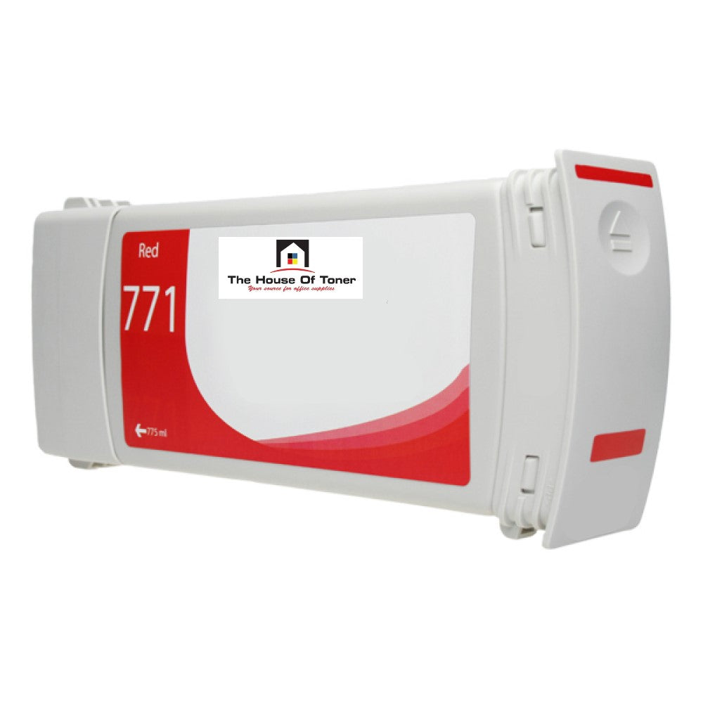 Compatible Ink Cartridge Replacement For HP B6Y16A (CE038A, 771, 771A) Chromatic Red (775ML YLD) Compatible Ink Cartridge Replacement For HP B6Y16A (CE038A, 771, 771A) Chromatic Red (775ML YLD)