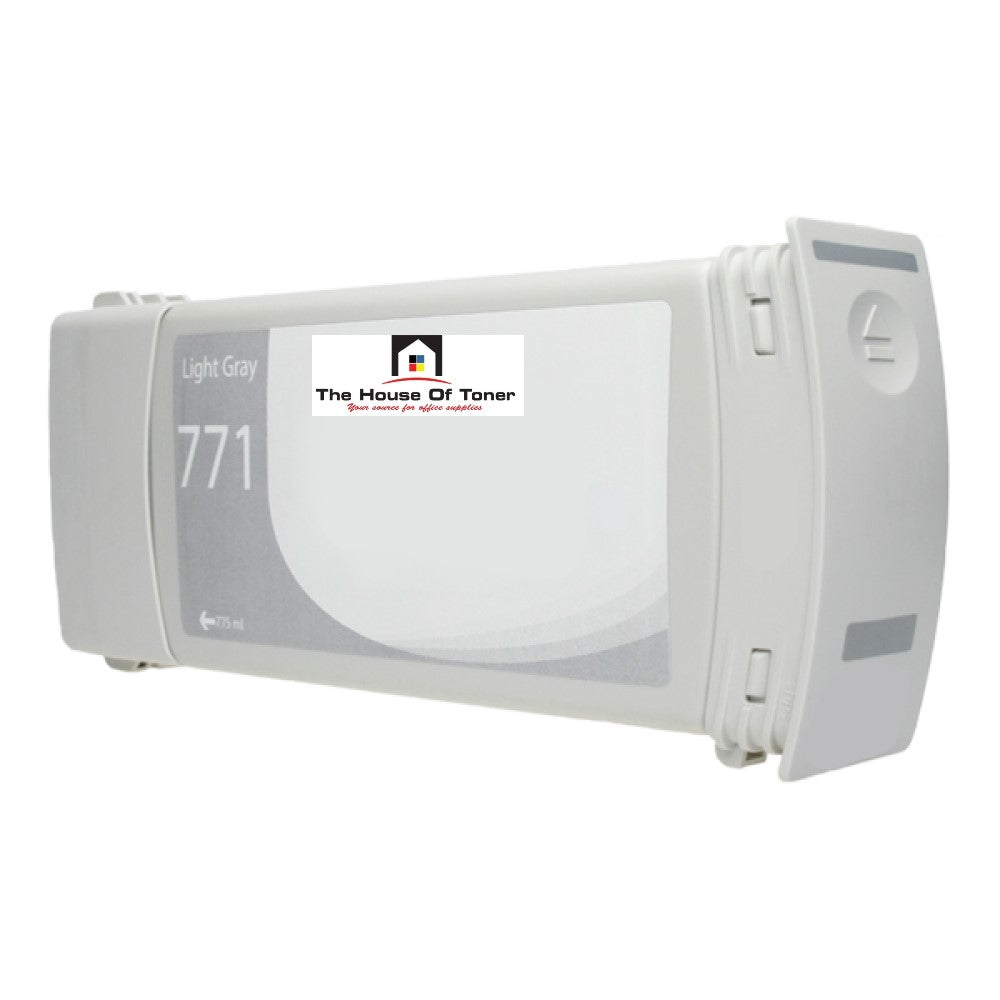 Compatible Ink Cartridge Replacement For HP B6Y22A (CE044A, 771, 771A) Light Gray (775ML YLD) Compatible Ink Cartridge Replacement For HP B6Y22A (CE044A, 771, 771A) Light Gray (775ML YLD)