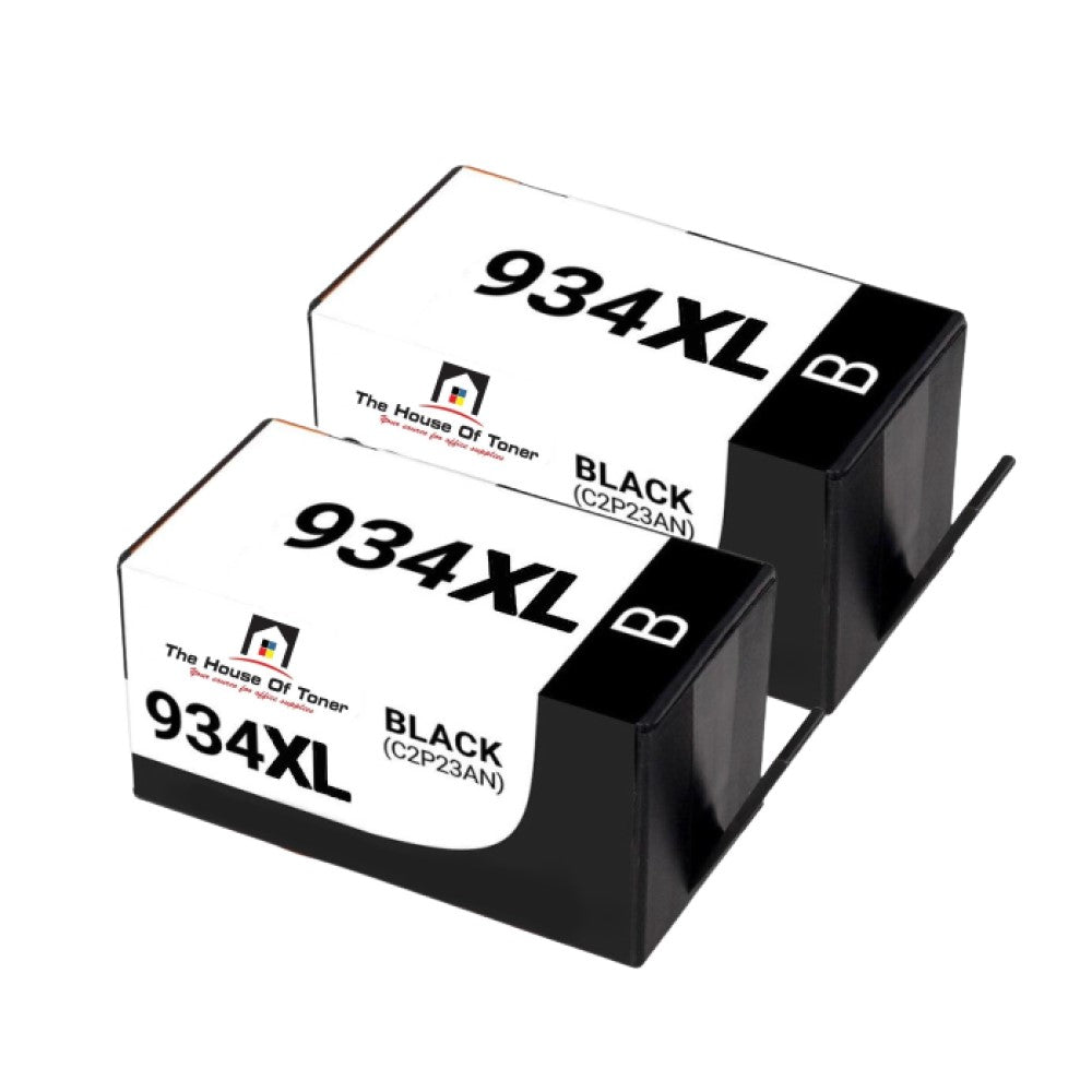 Compatible Ink Cartridge Replacement for HP C2P23AN (934XL) High Yield Black (1K YLD) 2-Pack Compatible Ink Cartridge Replacement for HP C2P23AN (934XL) High Yield Black (1K YLD) 2-Pack