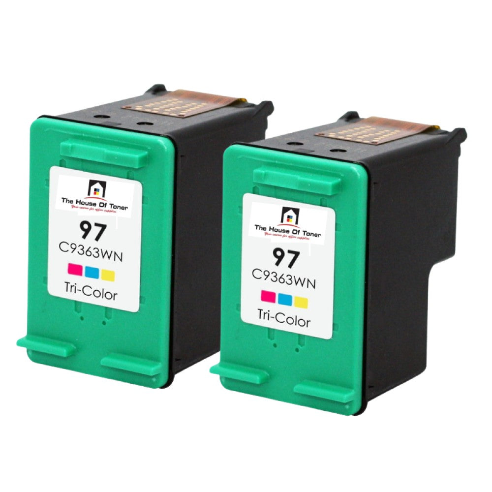 Compatible Ink Cartridge Replacement for HP C9363WN (97) Tri-Color (450 YLD) 2-Pack Compatible Ink Cartridge Replacement for HP C9363WN (97) Tri-Color (450 YLD) 2-Pack