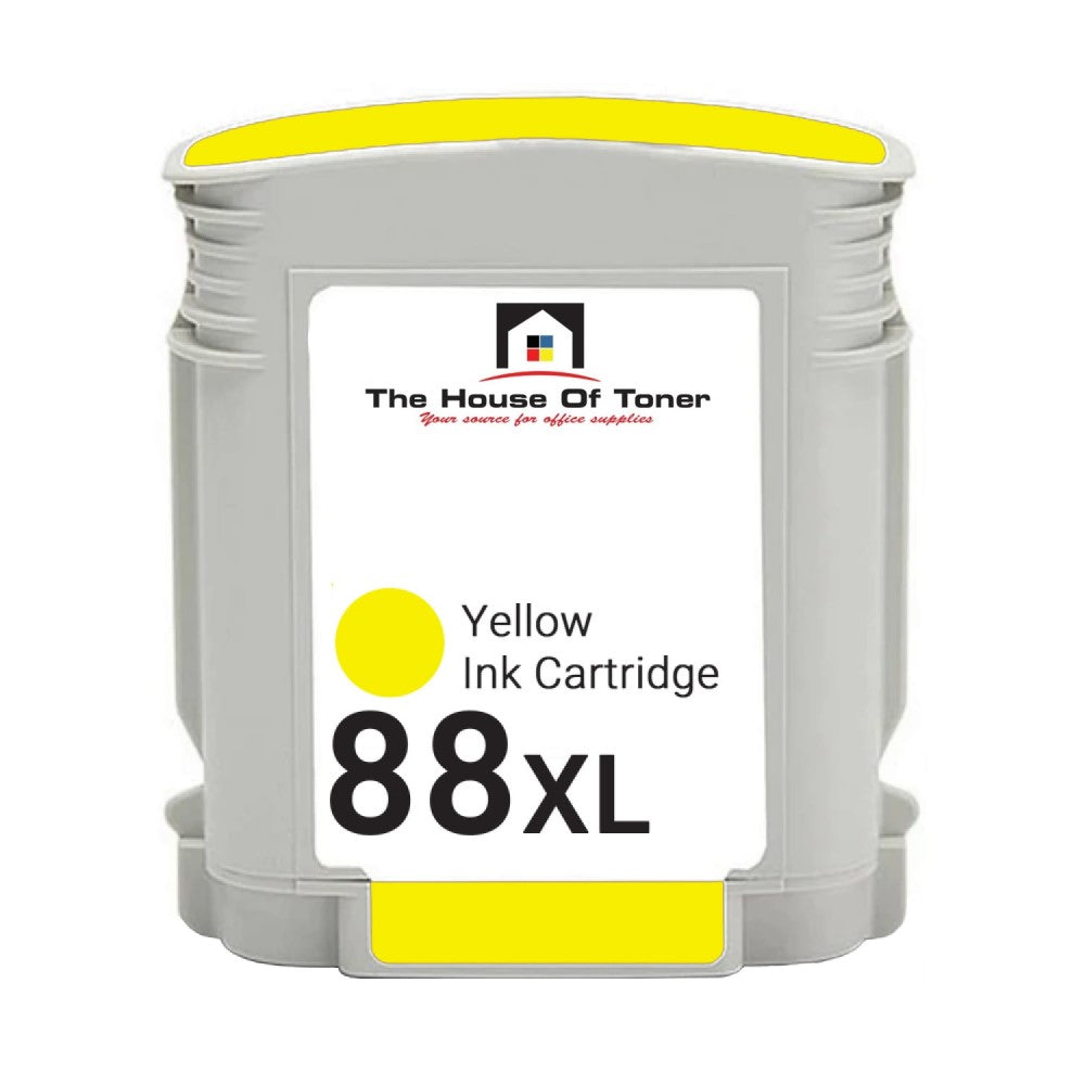 Compatible Ink Cartridge Replacement for HP C9393AN (88XL) High Yellow (1.5K YLD) Compatible Ink Cartridge Replacement for HP C9393AN (88XL) High Yellow (1.5K YLD)
