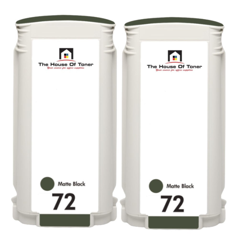 Compatible Ink Cartridge Replacement for HP C9403A (72) Matte Black (130 ML) 2-Pack Compatible Ink Cartridge Replacement for HP C9403A (72) Matte Black (130 ML) 2-Pack