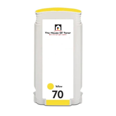 Compatible Ink Cartridge Replacement For HP C9454A (70) Yellow (130 ML)