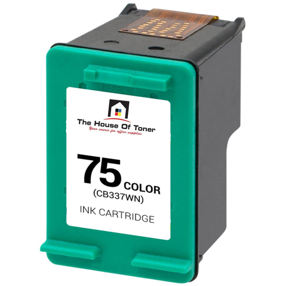 Compatible Ink Cartridge Replacement for HP CB337WN (75) Tri-Color (170 YLD) Compatible Ink Cartridge Replacement for HP CB337WN (75) Tri-Color (170 YLD)