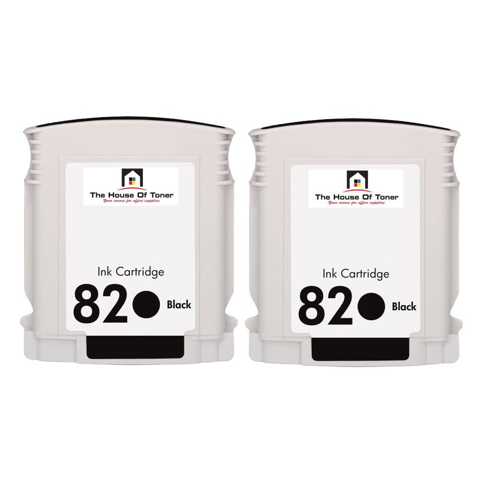 Compatible Ink Cartridge Replacement For HP CH565A (82) Black (3.2K YLD) 2-Pack Compatible Ink Cartridge Replacement For HP CH565A (82) Black (3.2K YLD) 2-Pack