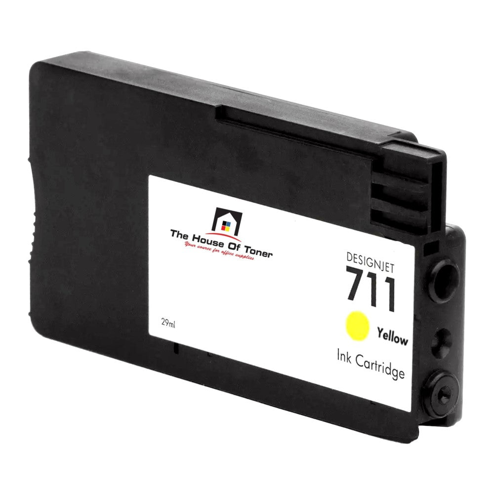Compatible Ink Cartridge Replacement For HP CZ132A (711) Yellow (29ML) Compatible Ink Cartridge Replacement For HP CZ132A (711) Yellow (29ML)