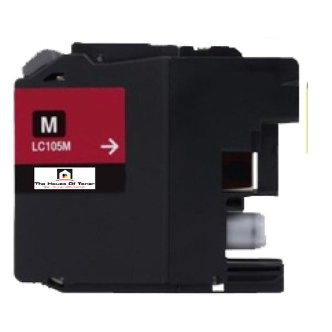 Compatible Toner Cartridge Replacement For Brother LC105M (LC-105M) Magenta (1.2K YLD)