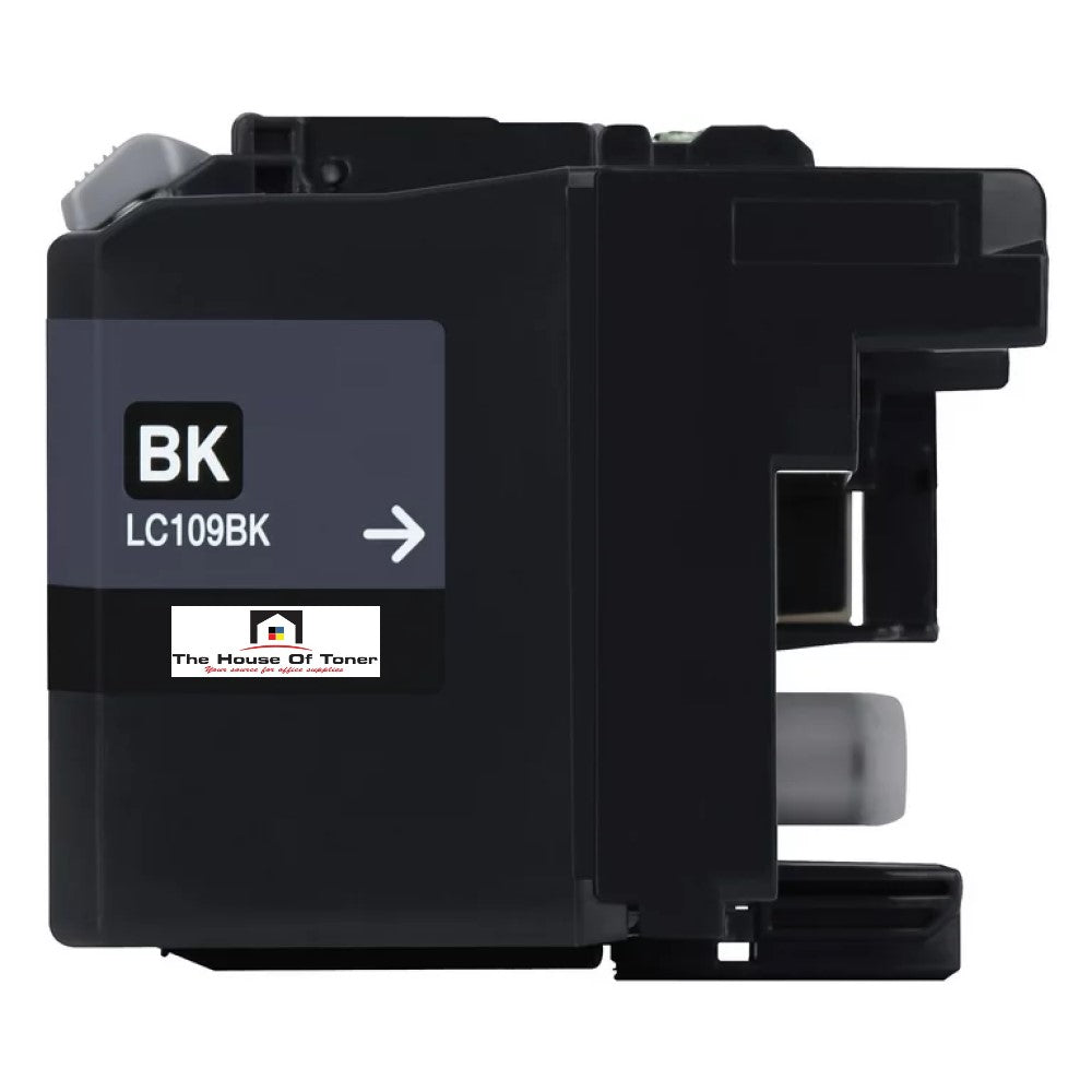 Compatible Toner Cartridge Replacement For Brother LC109BK (LC-109BK) Black (2.4K YLD) Compatible Toner Cartridge Replacement For Brother LC109BK (LC-109BK) Black (2.4K YLD)