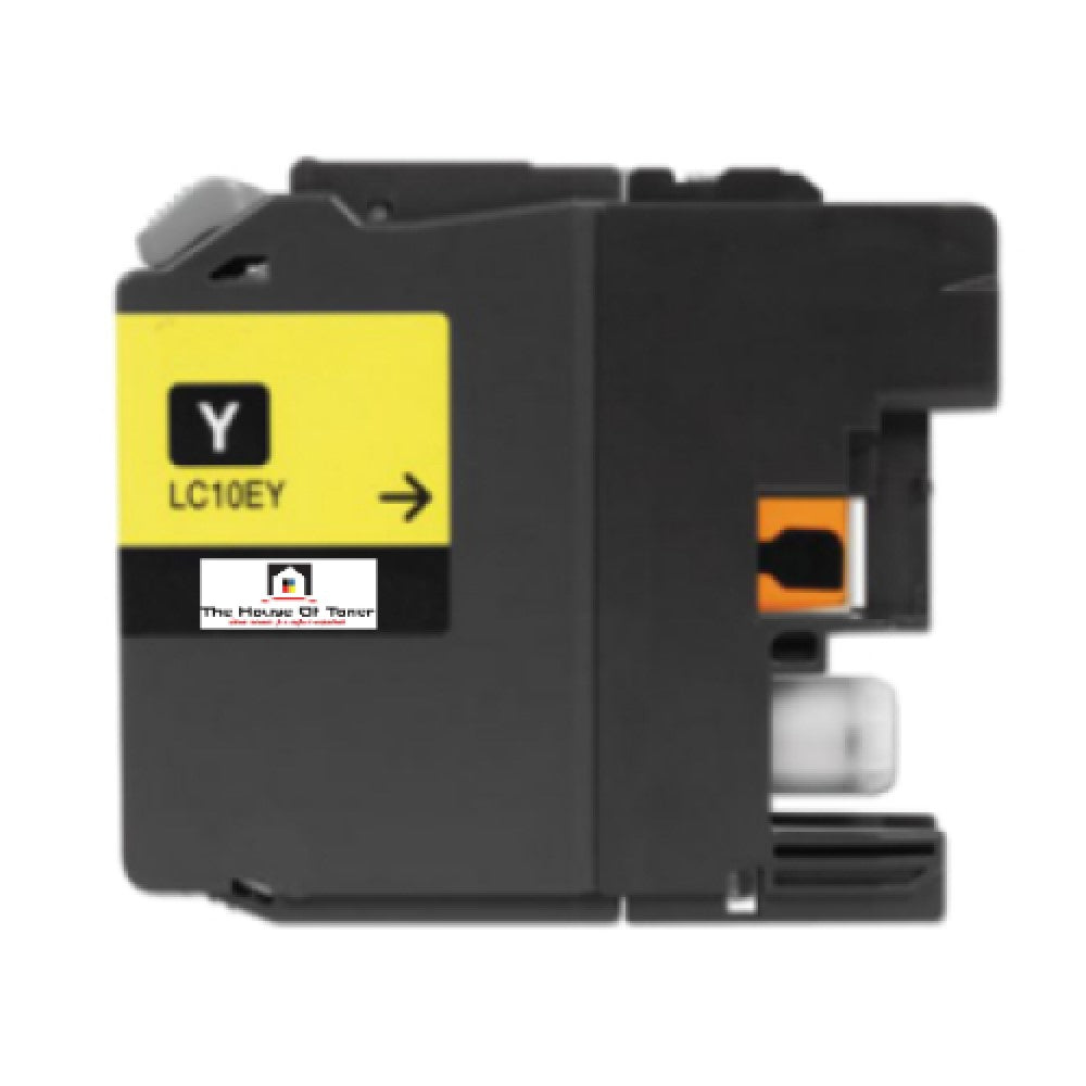 Compatible Ink Cartridge Replacement for BROTHER LC10EY (LC-10EY) Yellow (1.2K YLD) Compatible Ink Cartridge Replacement for BROTHER LC10EY (LC-10EY) Yellow (1.2K YLD)